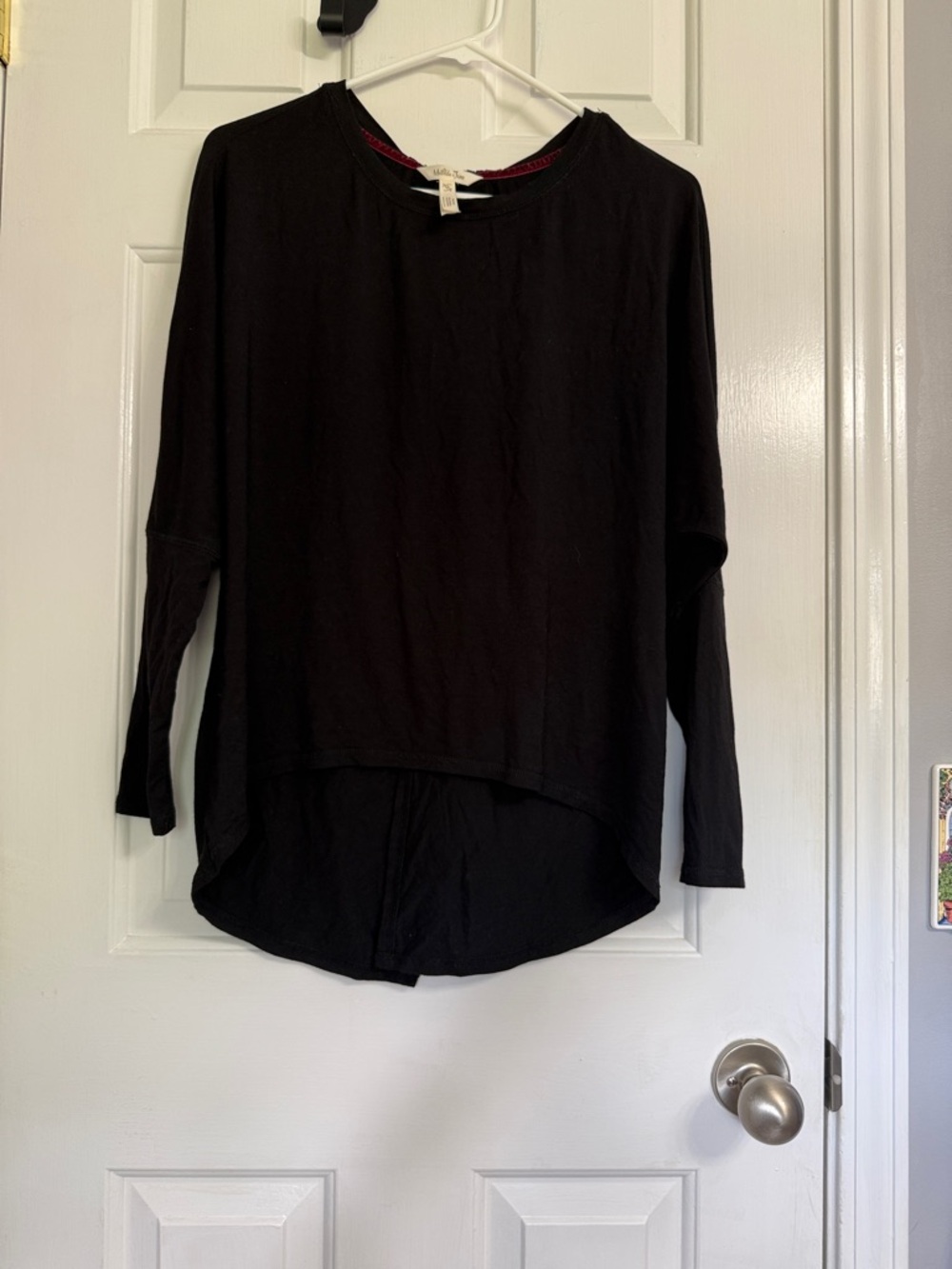 Matilda Jane Black Long-Sleeve High-Low Top